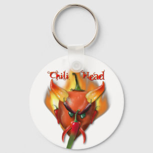 Chili Head Devil Keychain