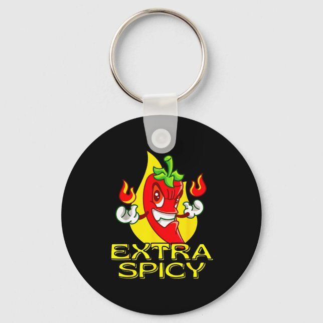 Chili heatwave - extra spicy  keychain (Front)