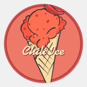 Chili Icecream Sticker