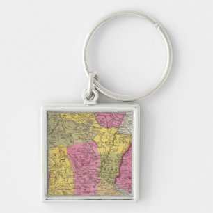 Chili, La Plata And Uruguay Keychain