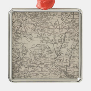 Chili, La Plata and Uruguay Metal Ornament