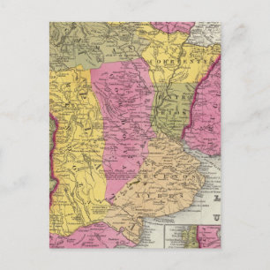 Chili, La Plata And Uruguay Postcard