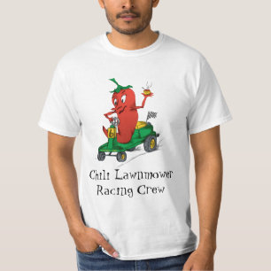Chili Lawnmower - Green and Yellow Mower T-Shirt