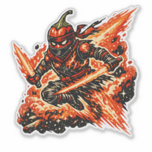 Chili Nebula Fire Ninja — Vintage Space Warrior 
