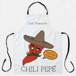 Chili Pepe Personalize Long Apron
