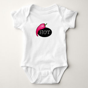 Chili pepper baby bodysuit