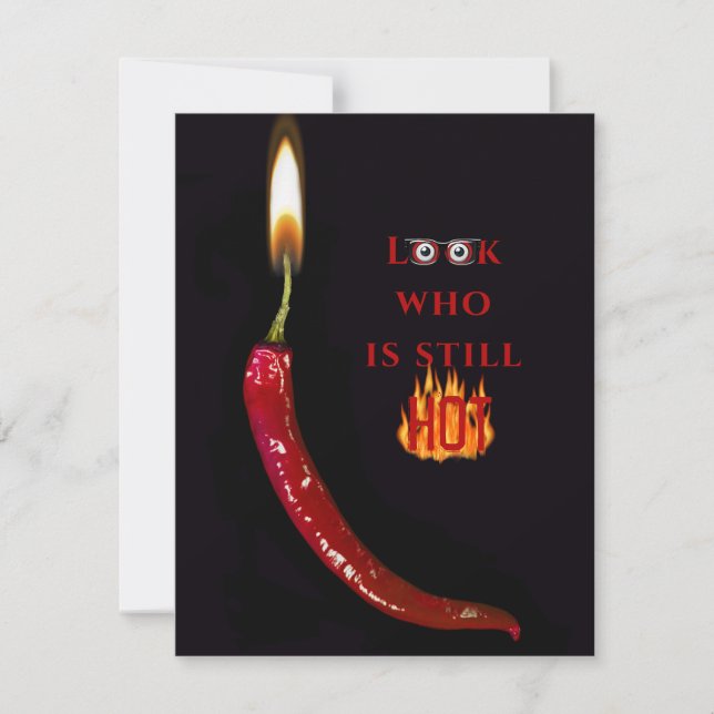Chili Pepper Birthday Party Invitation (Front)