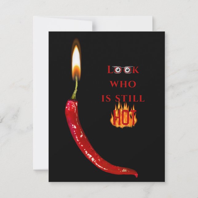Chili Pepper Birthday Party Invitation (Front)