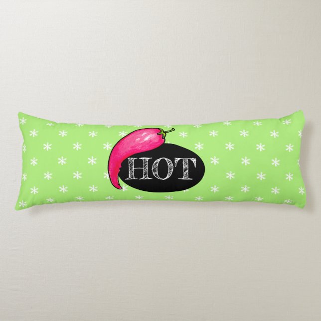 Chili pepper body pillow (Front)