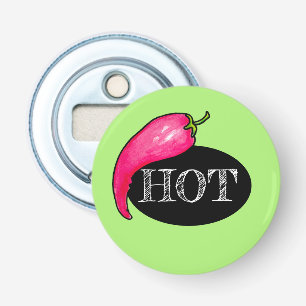 Chili pepper bottle opener