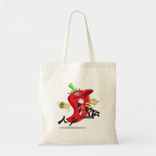 Chili Pepper Breathing Fire Tote Bag
