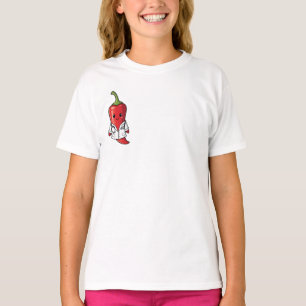 Chili Pepper Cartoon Doctor Kids T-Shirt