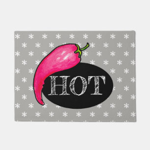 Chili pepper doormat