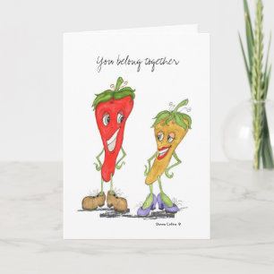 Chili Pepper  Engagement Card