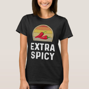 Chili Pepper Extra Spicy Cook Off Retro T-Shirt