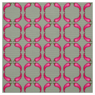 Chili pepper fabric