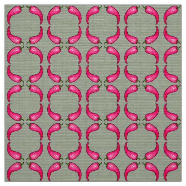Chili pepper fabric (Swatch)