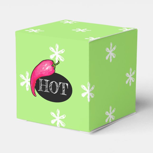 Chili pepper favor box (Back Side)