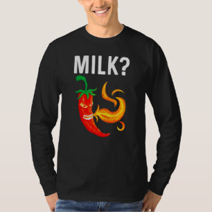 Chili Pepper For Men Women Red Spicy Flaming Jalap T-Shirt