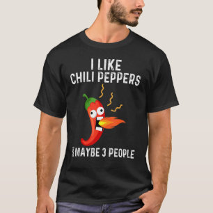 Chili Pepper For Men Women Spicy Habanero Chile T-Shirt