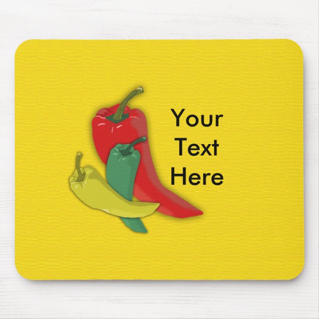 Chili Pepper Group Mouse Pad (Front)