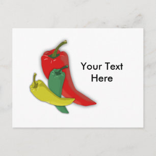 Chili Pepper Group Postcard