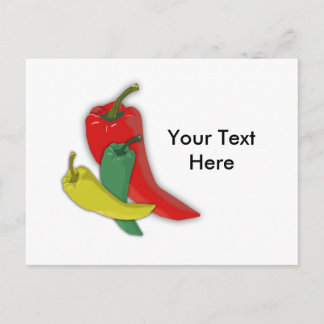 Chili Pepper Group Postcard