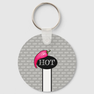 Chili pepper keychain
