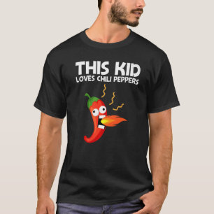 Chili Pepper Kids Toddlers Spicy Habanero Chile T-Shirt