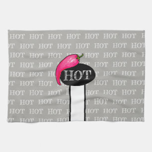 Chili pepper kitchen towel