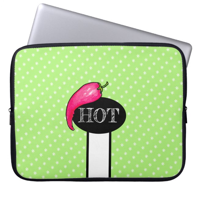 Chili pepper laptop sleeve (Front)