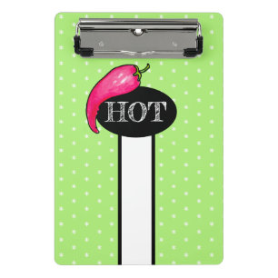 Chili pepper mini clipboard