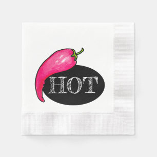 Chili pepper napkin