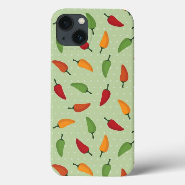 Chili pepper pattern Case-Mate iPhone case (Back)