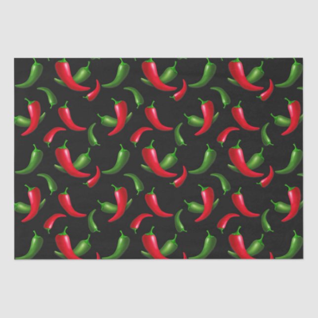 Chili Pepper pattern tissue paper (Front)