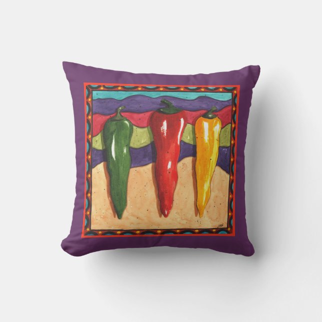 chili pepper pillow (Front)