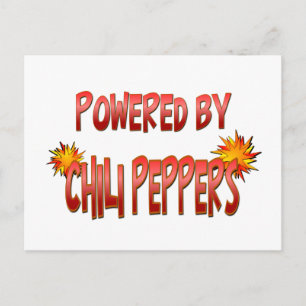 Chili Pepper Power Postcard