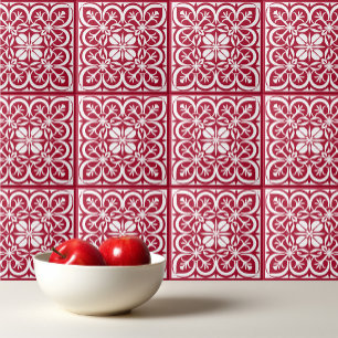 Chili Pepper Red Portuguese Mediterranean  Tile