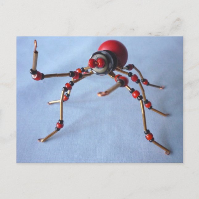 Chili Pepper Spider Postcard (Front)