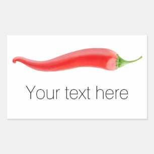 Chili pepper sticker