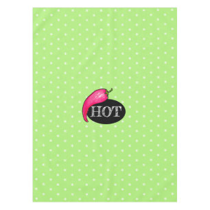 Chili pepper tablecloth