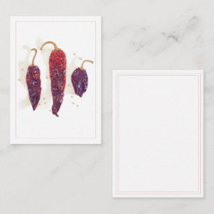 CHILI PEPPERS 2.5x3.5 Flat Card