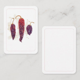 CHILI PEPPERS 2.5x3.5 Flat Card II