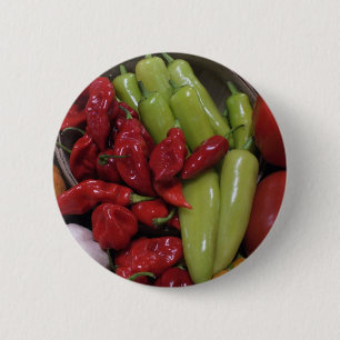 Chili Peppers 2 Inch Round Button
