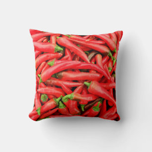 CHILI PEPPERS 2 THROW PILLOW