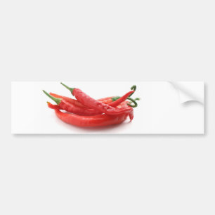 chili peppers bumper sticker