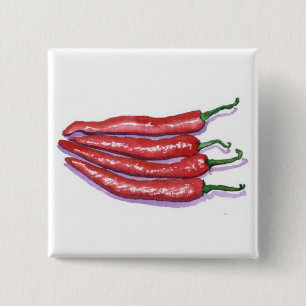 Chili Peppers Button