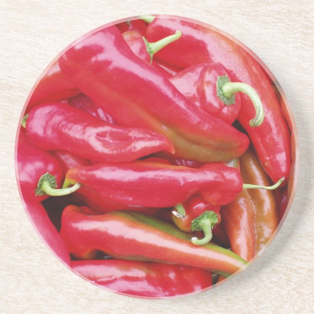 Chili Peppers Coaster (Front)