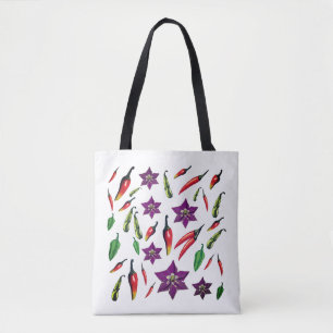 Chili Peppers Custom Tote Bag