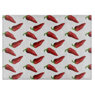 Chili peppers cutting board